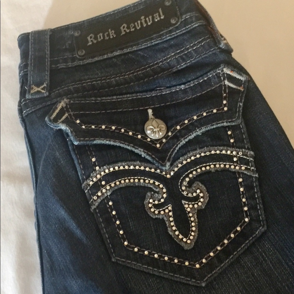 Rock Revival Deborah Bootcut Jeans Size 30